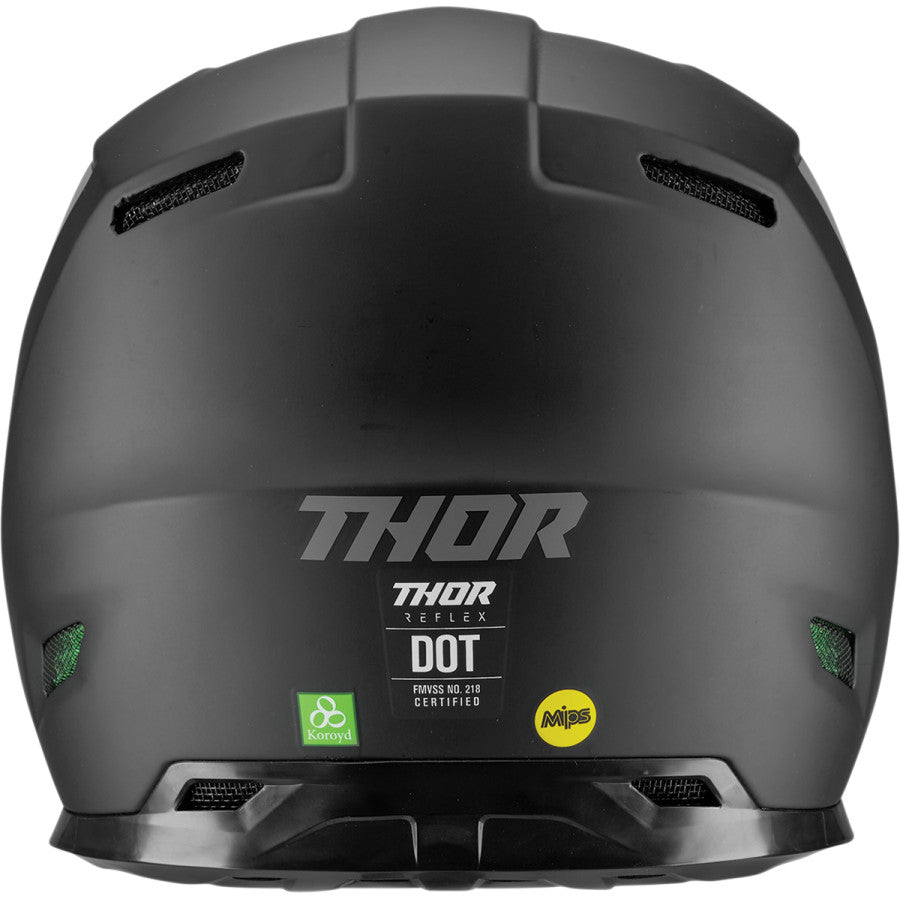 HELMET S25 THOR MX REFLEX BLACKOUT LARGE