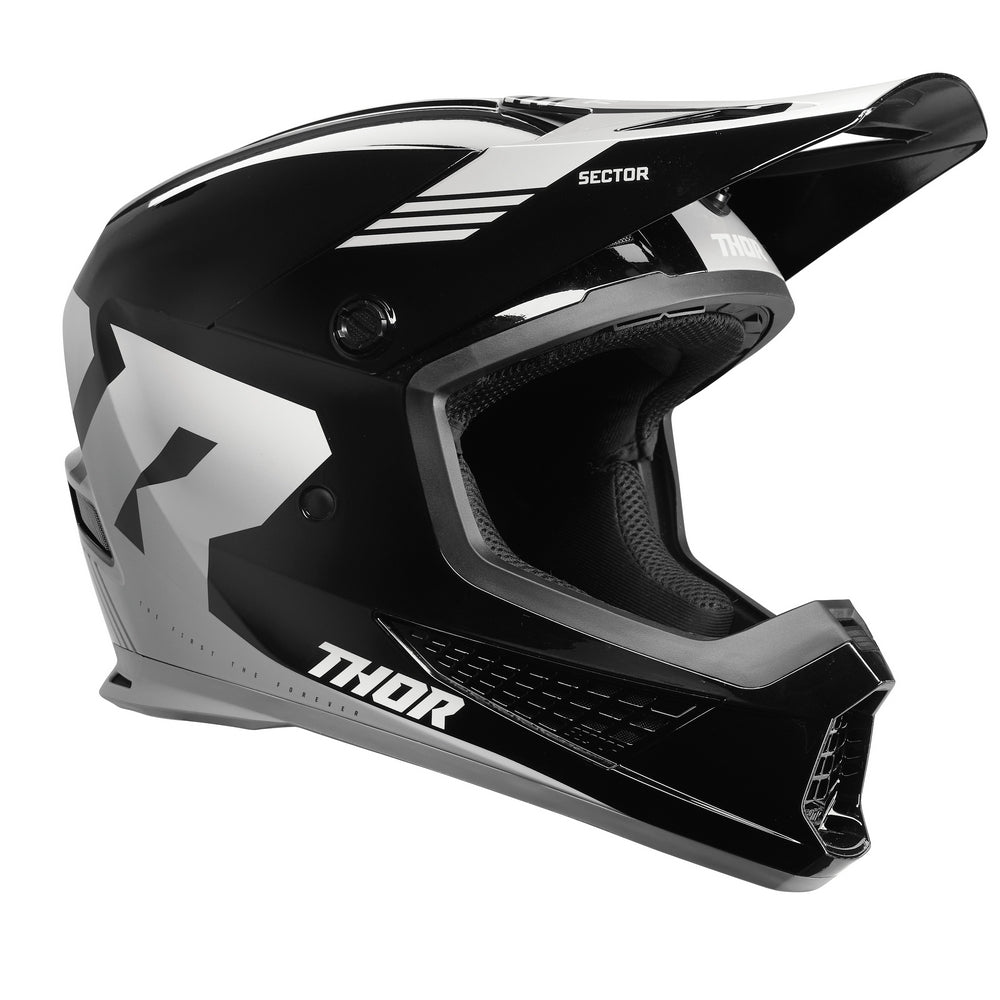 HELMET S25 THOR MX SECTOR 2 CARV BK/WH SMALL