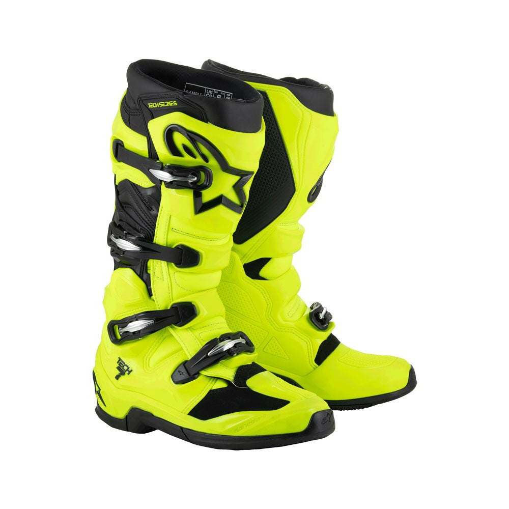 ALPINESTARS Tech-7 MX Boots Yellow Fluoro/Black