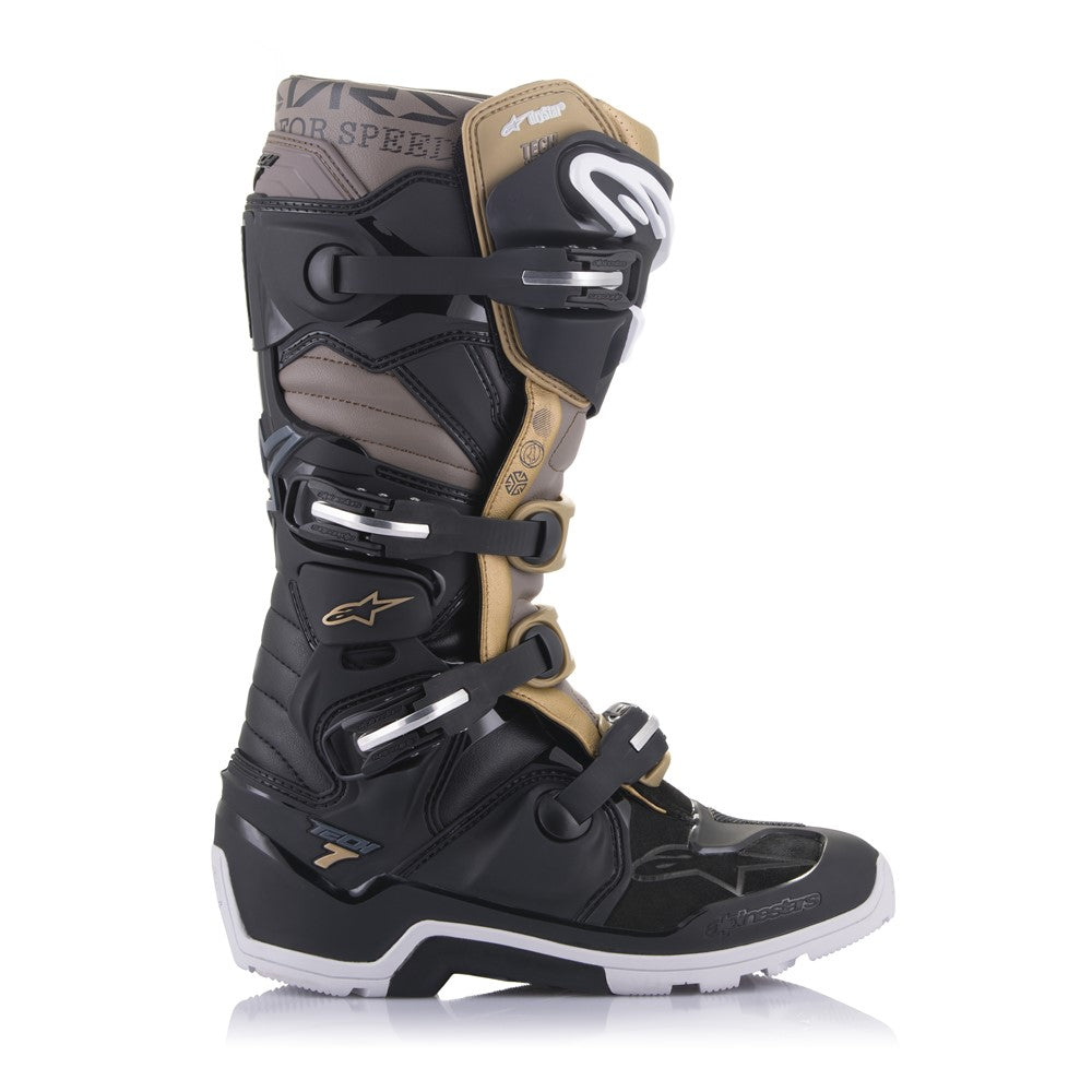 Tech-7 Enduro Drystar Boots Black/Gray/Gold 9