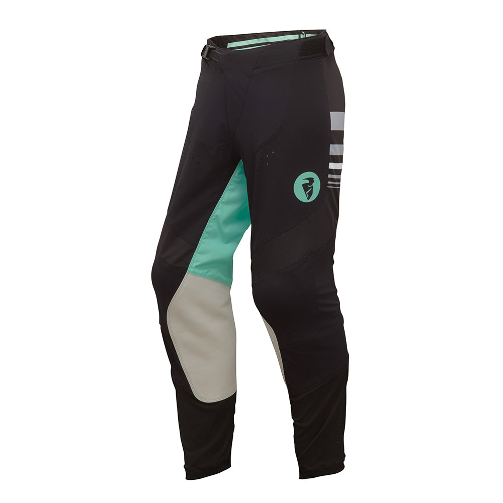 PANTS S25 THOR MX WOMEN PRIME BLAZE BLACK/MINT SIZE 9/10