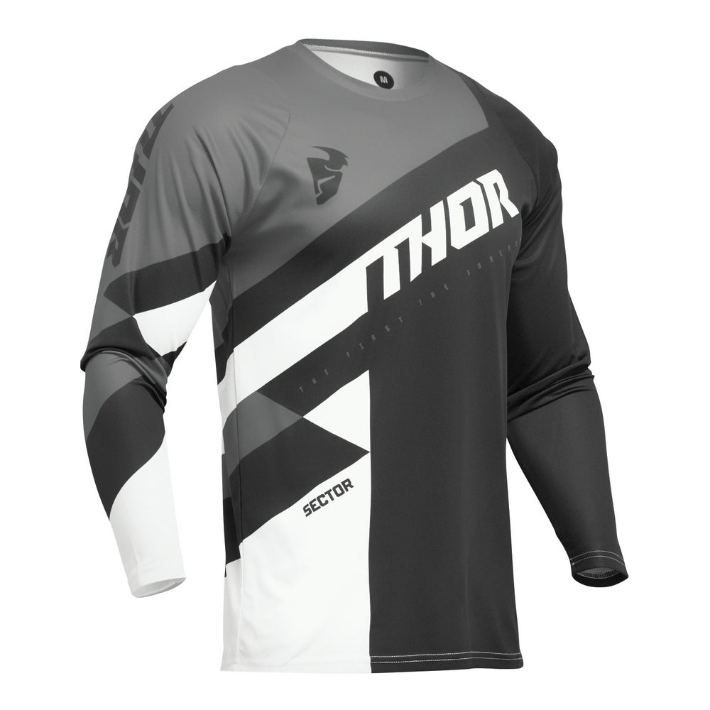 JERSEY S25 THOR MX SECTOR CHECKER BK/GY SMALL