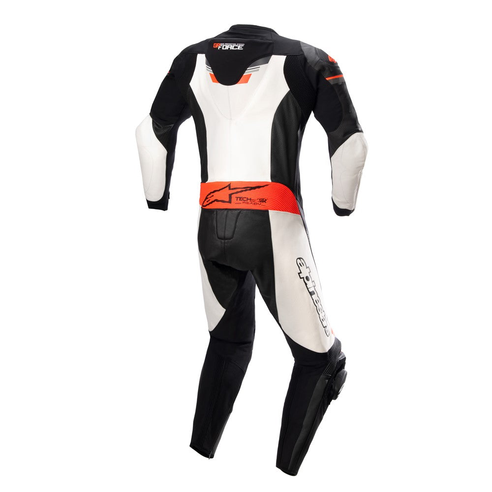 GP Force Chaser 1Piece Suit Black/White/Red Fluoro