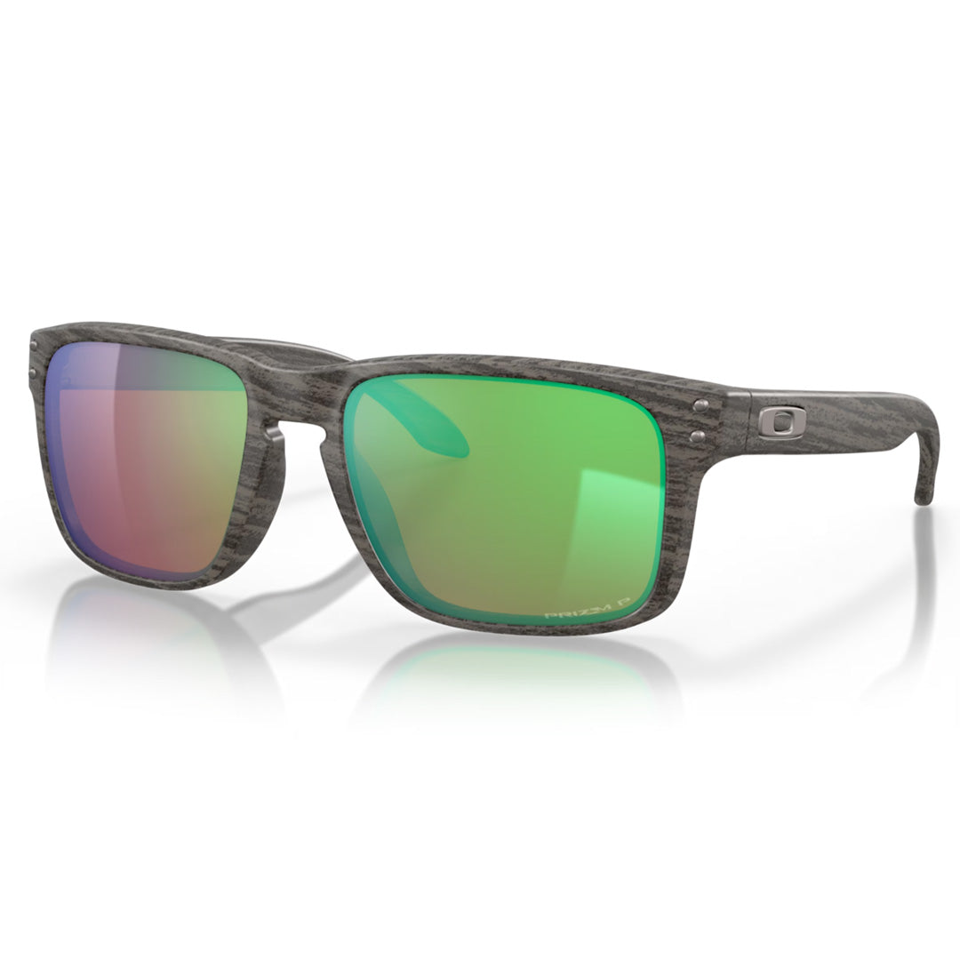 0OO9102-J855 Oakley Holbrook Sunglasses Woodgrain Frame with PRIZM Shallow Water Polarized Lens