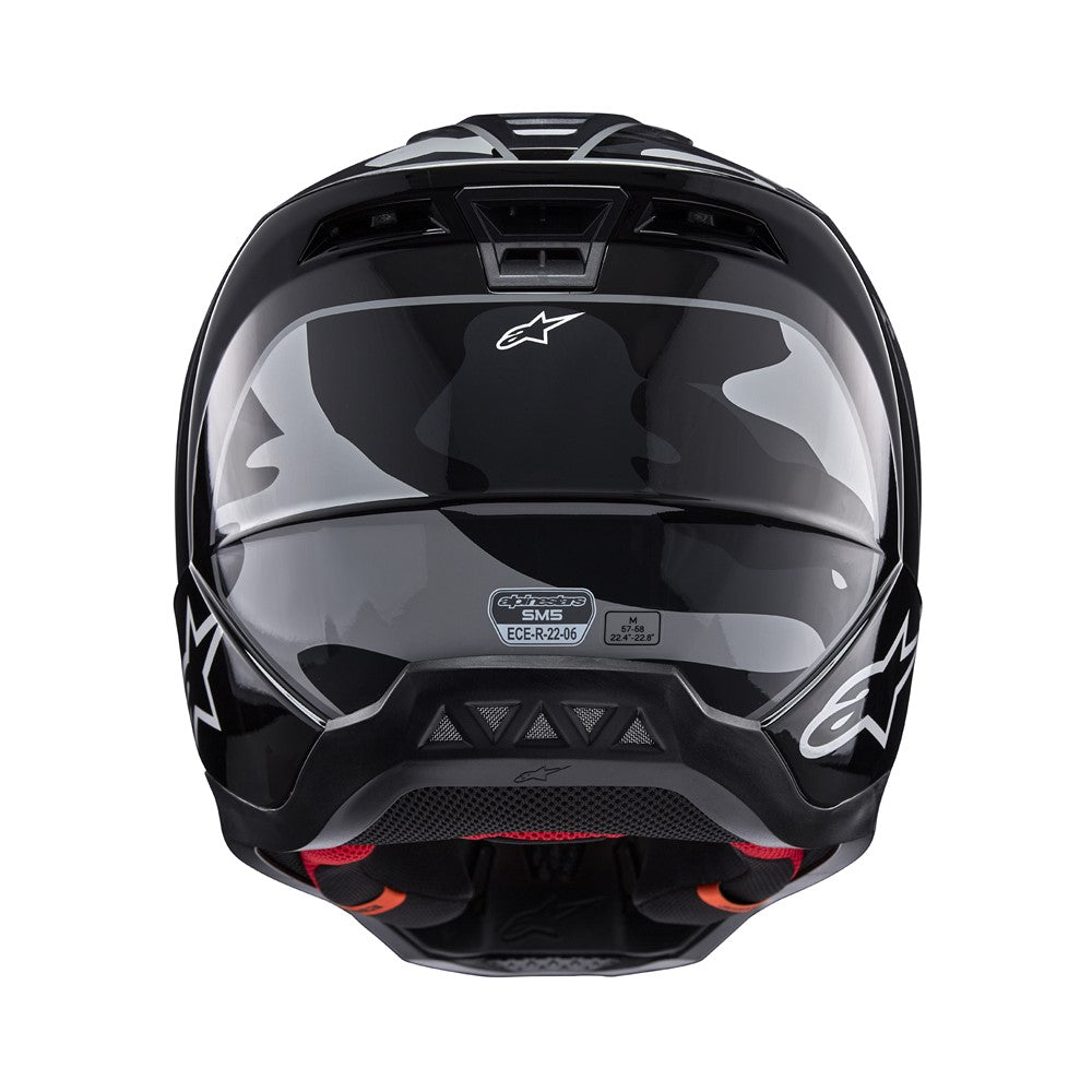 S-M5 Rover 2 Helmet Black/Silver Gloss