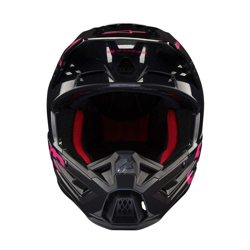 S-M5 Corp Helmet Black/Diva Pink Gloss