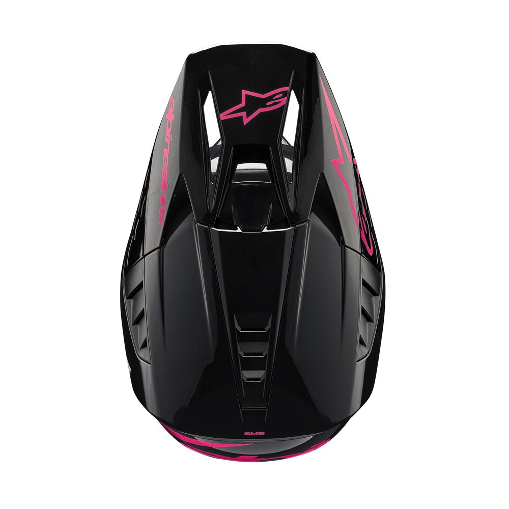 S-M5 Corp Helmet Black/Diva Pink Gloss