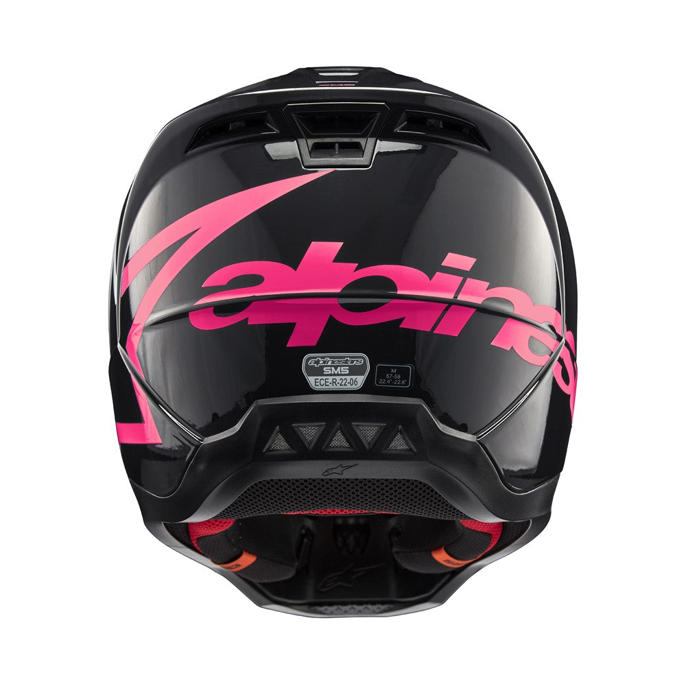 S-M5 Corp Helmet Black/Diva Pink Gloss