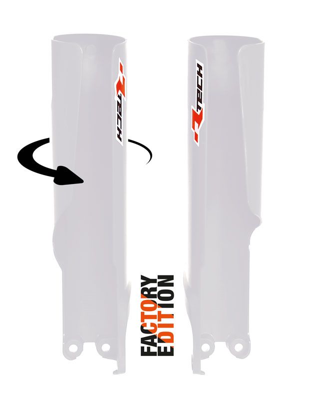 FORK PROTECTORS RTECH WHITE GAS GAS EC EX MC ECF EXF MCF KTM EXC SX XC XC-W EXC-F SX-F XC-F XCF-W