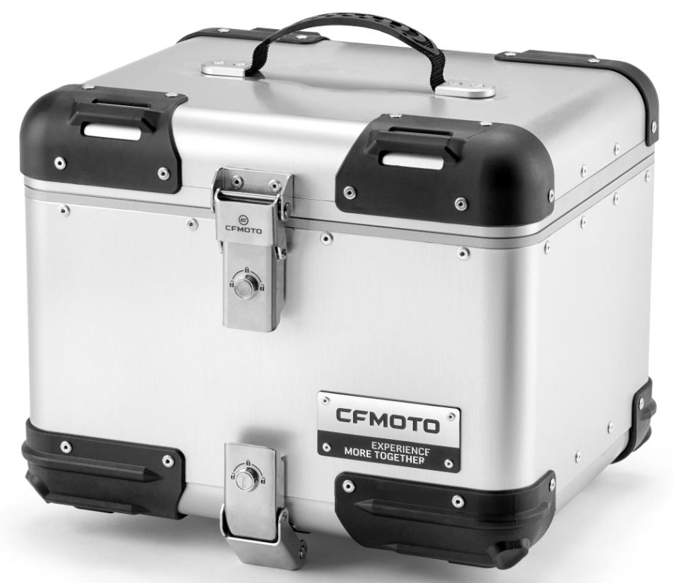 ALUMINUM TOP CASE (36L) SILVER - CFMOTO 450/800MT