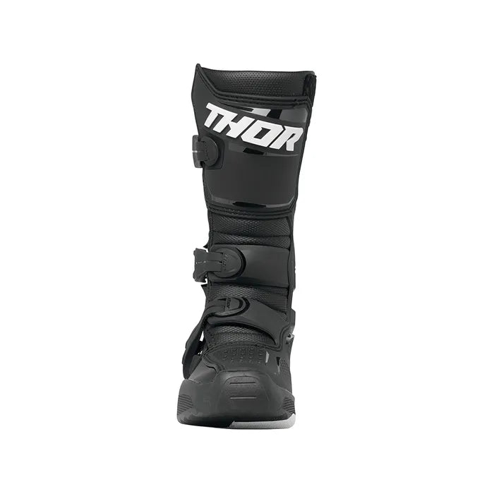 MOTOCROSS BOOTS S25 THOR MX BLITZ XR YOUTH BK/WH SIZE 1