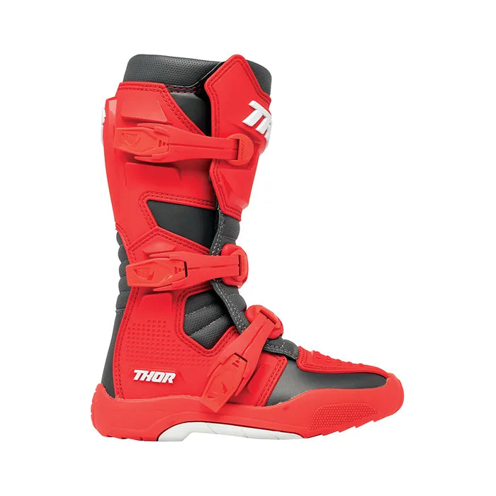 MOTOCROSS BOOTS S24 THOR MX BLITZ XR YOUTH RD/CH
