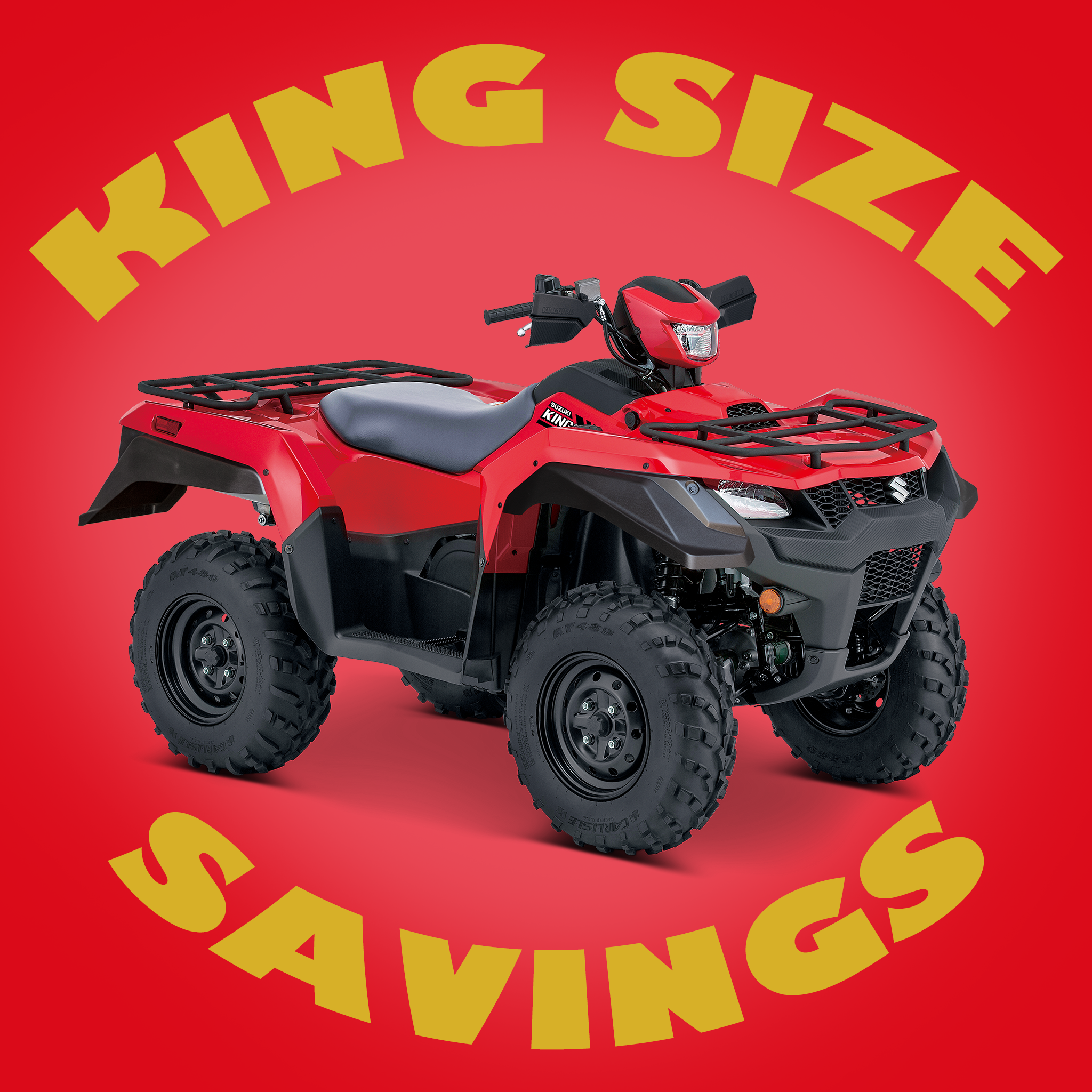 SUZUKI LTA500X KINGQUAD 500 - KING SIZE SAVINGS! FEBRUARY ONLY