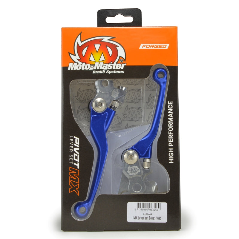 MOTO MASTER MX PIVOT LEVERS SET BLUE YAMAHA YZ125 YZ250 YZ250F YZ250FX YZ250X YZ450F YZ450FX