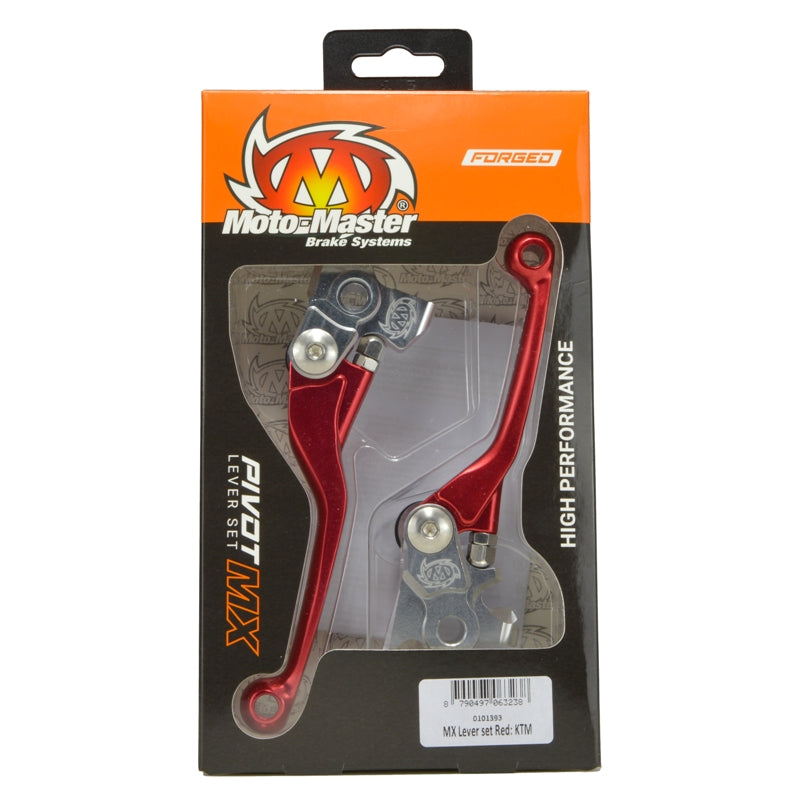 MOTO MASTER MX PIVOT LEVER SET RED GAS GAS HUSQVARNA (BREMBO OR MAGURA CALIPER) KTM