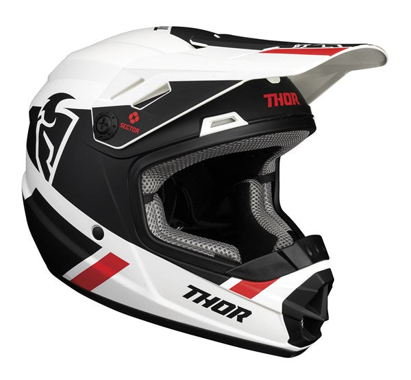 HELMET S25 THOR MX SECTOR SPLIT YOUTH MIPS WHITE BLACK MEDIUM