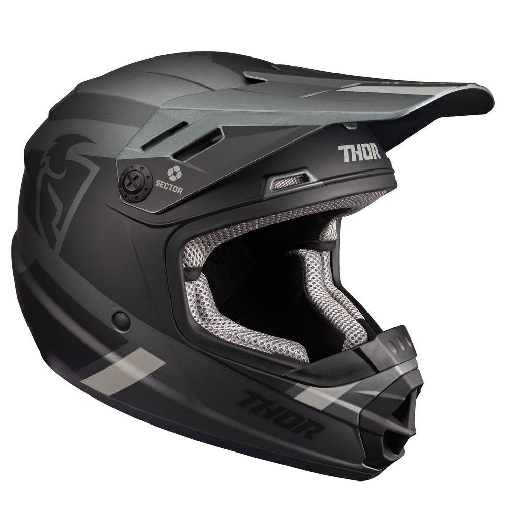 HELMET S25 THOR MX SECTOR SPLIT MIPS CHARCOAL BLACK YOUTH MEDIUM