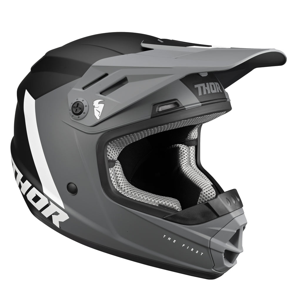 HELMET S25 THOR MX SECTOR CHEV GREY BLACK YOUTH SMALL