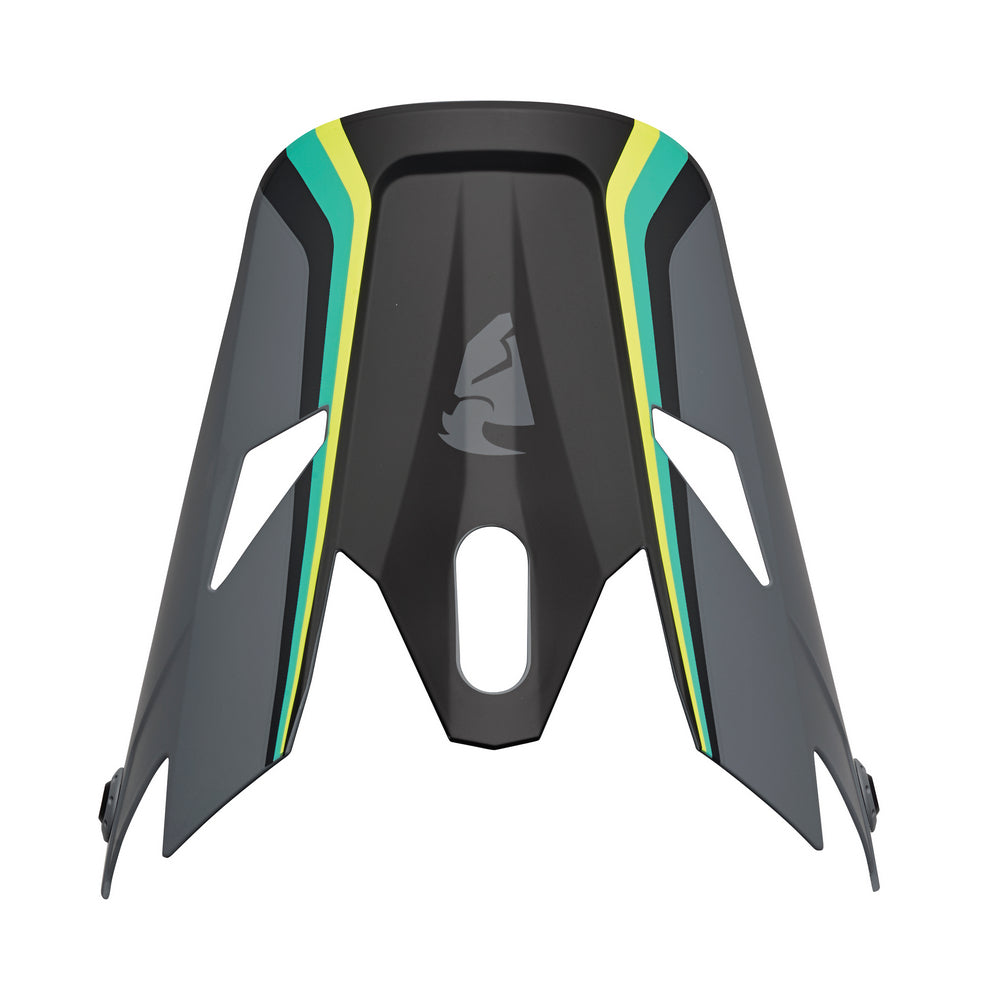 HELMET VISOR KIT S25 THOR MX SECTOR RUNNER GREY TEAL