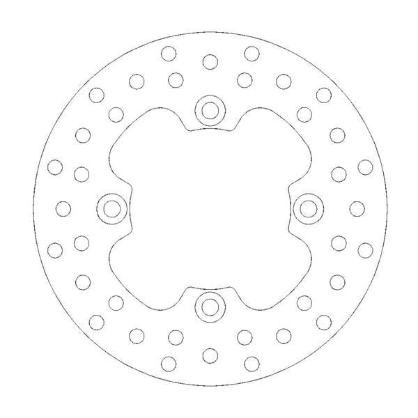 *BRAKE DISC FRONT REAR MOTO MASTER ROUND 180MM CAN-AM OUTLANDER RENEGADE