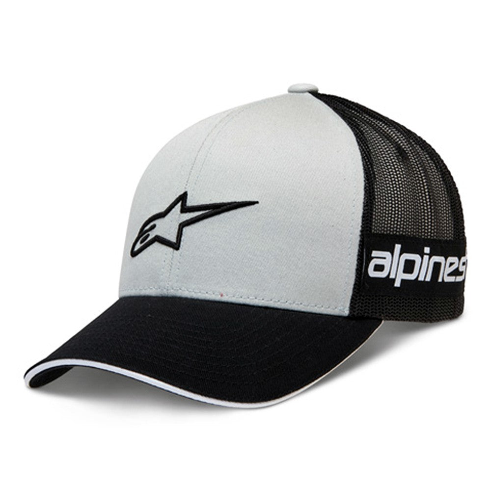 Back Straight Hat Silver/Black