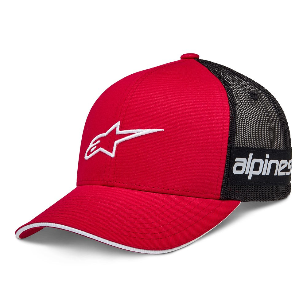 Back Straight Hat Red/Black