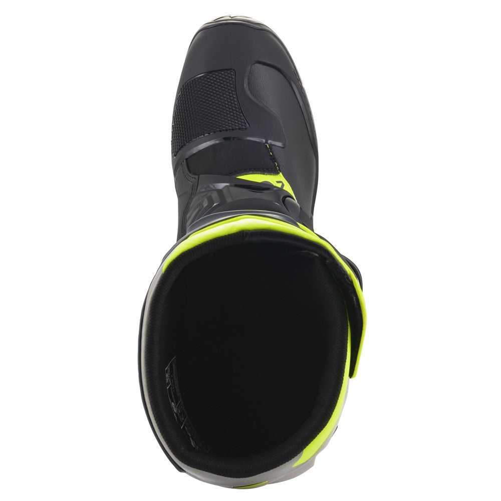 Tech-3 MX Boots Black/Cool Gray/Yellow Fluoro