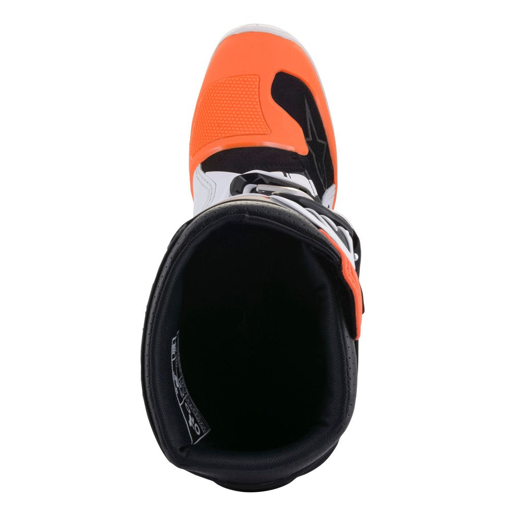 Tech-7S MX Boots Black/Orange - YOUTH