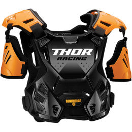 CHEST PROTECTOR S25 THOR MX GUARDIAN YOUTH SMALL MEDIUM BLACK ORANGE