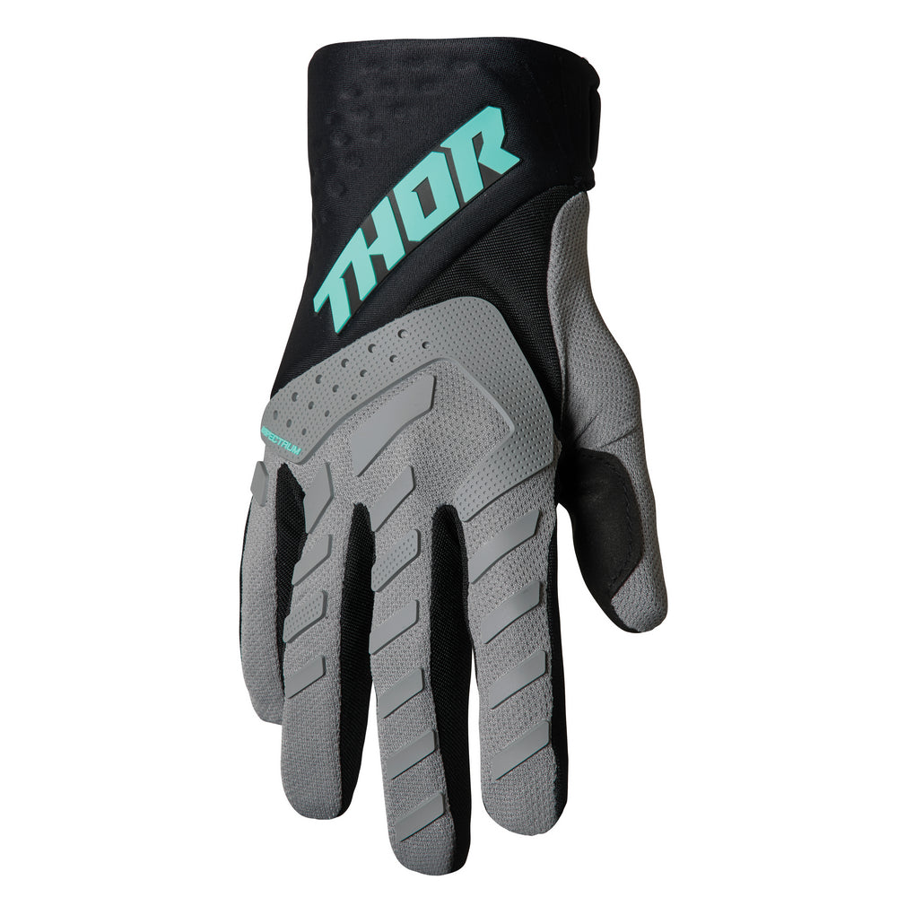 GLOVE S25 THOR MX SPECTRUM YOUTH GREY/BLACK/MINT SMALL