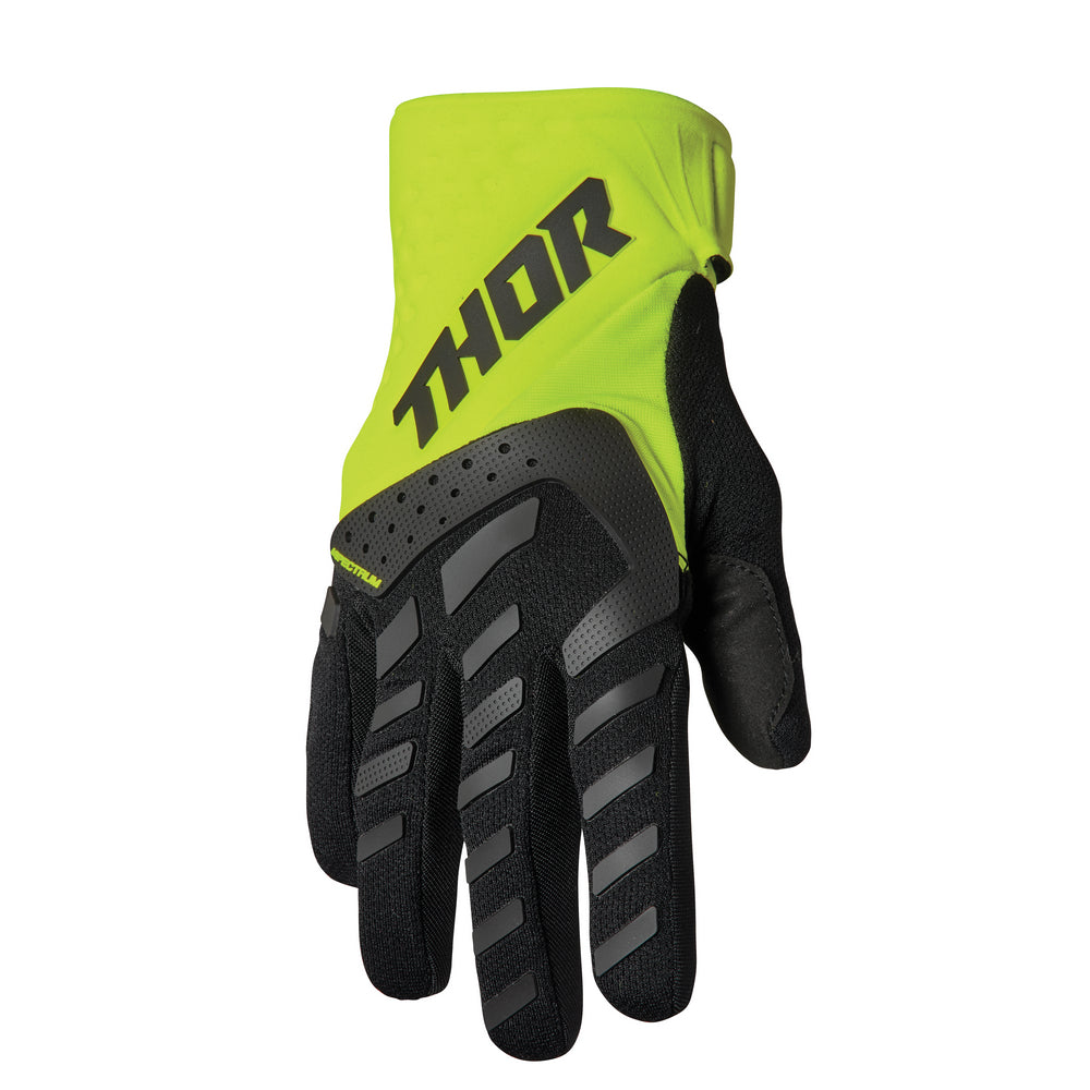 GLOVE S25 THOR MX SPECTRUM YOUTH BLACK/ACID XS