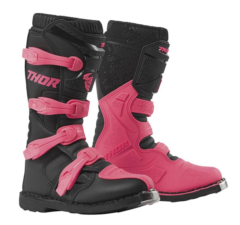 THOR MX BUCKLE BOOT THOR BLITZ XP WOMEN PINK