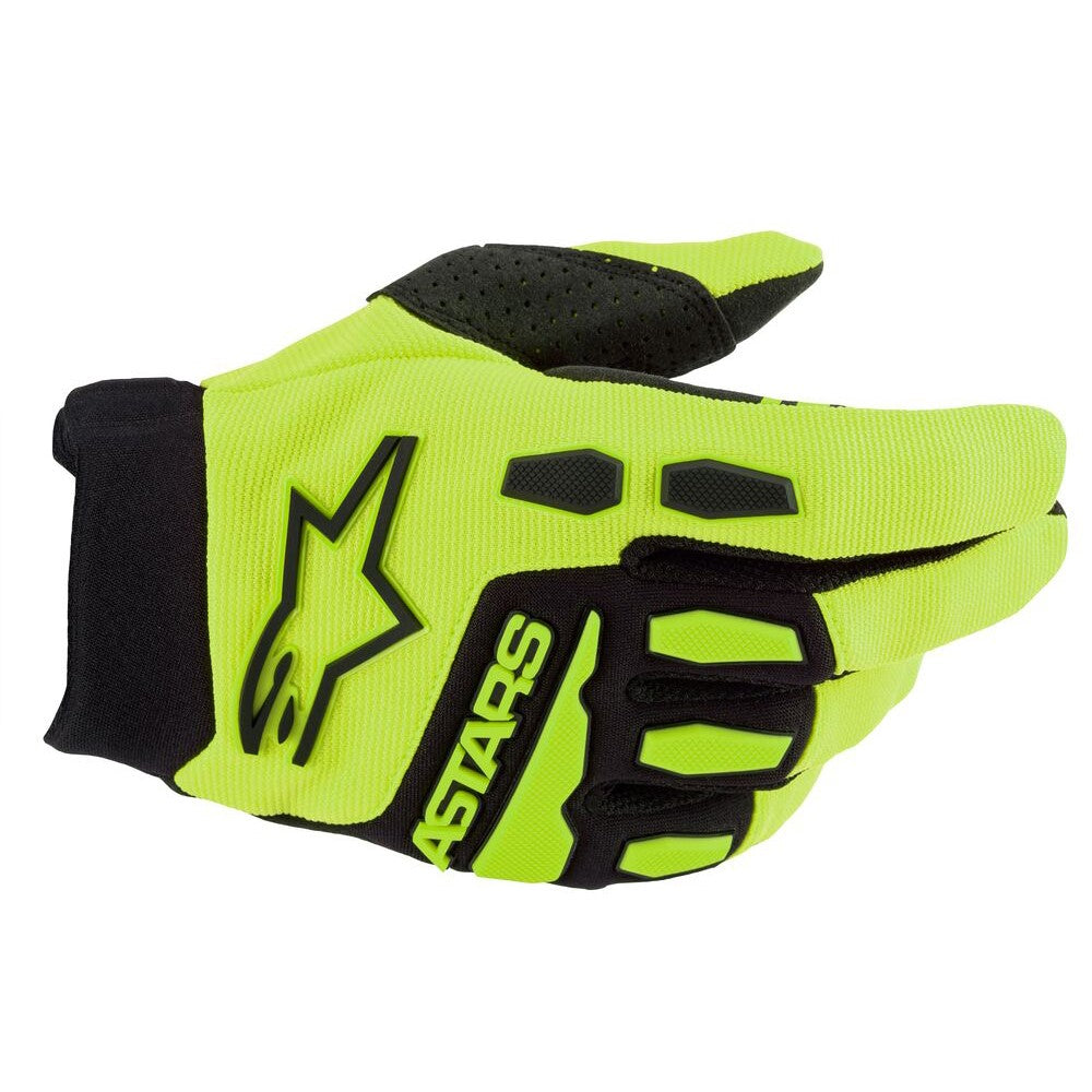 Youth Full Bore Gloves Bright Red/Black L