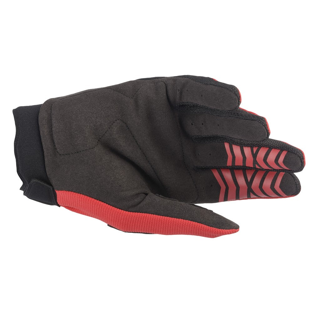 Youth Full Bore Gloves Bright Red/Black L