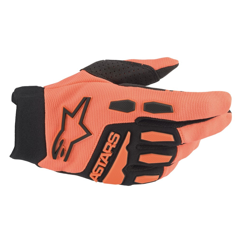 Youth Full Bore Gloves Bright Red/Black L