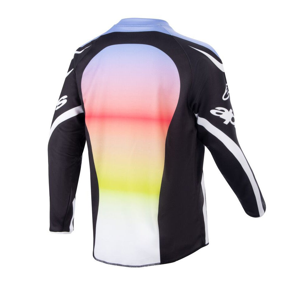 Youth Racer Semi Jersey Black/Multicolours XL