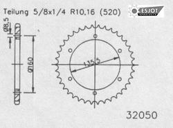 *SPROCKETREAR ESJOT APRILIA600 PEGASO TUAREG650 PEGASO TUAREG650 MOTO6.5 BMWF650 F650GS F650ST STRA