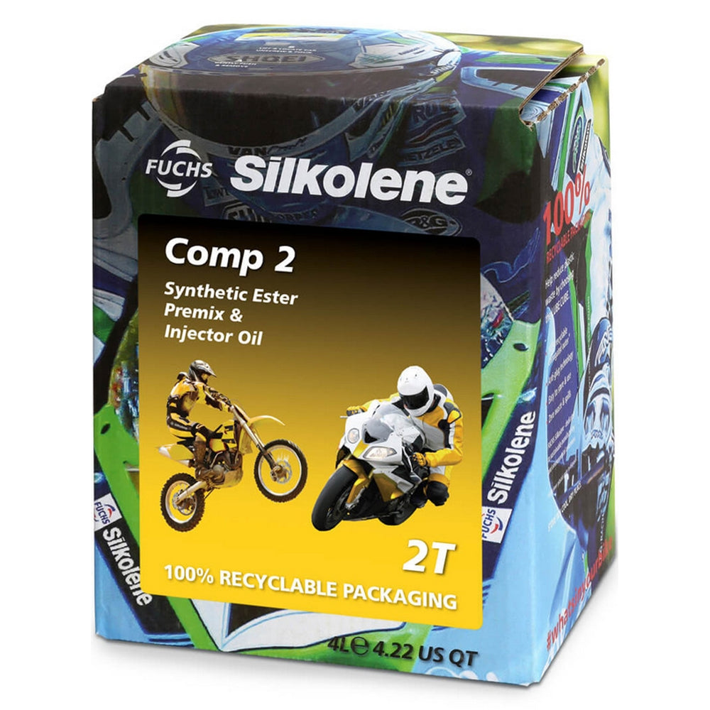 SILKOLENE COMP 2 PLUS (4L) SYNTHETIC ESTER PREMIX & INJECTOR OIL ENGINE OIL