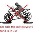 Do not ride the bike pic