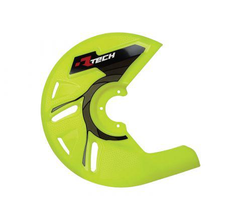 *DISC GUARD RTECH NEON YELLOW BETA HONDA HUSQVARNA KAWASAKI KTM SUZUKI YAMAHA