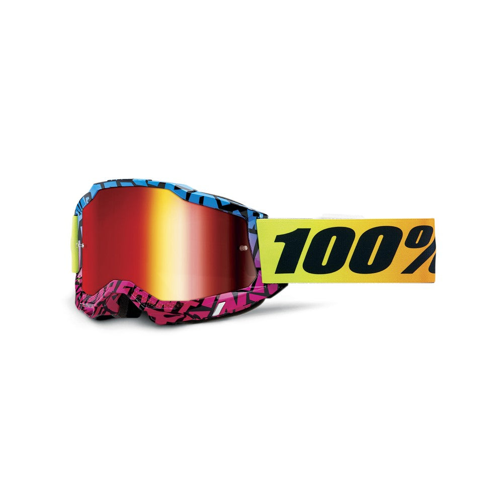 100% Accuri 2 UTV Special Goggle KB43 Dspray - Mirror Red Lens